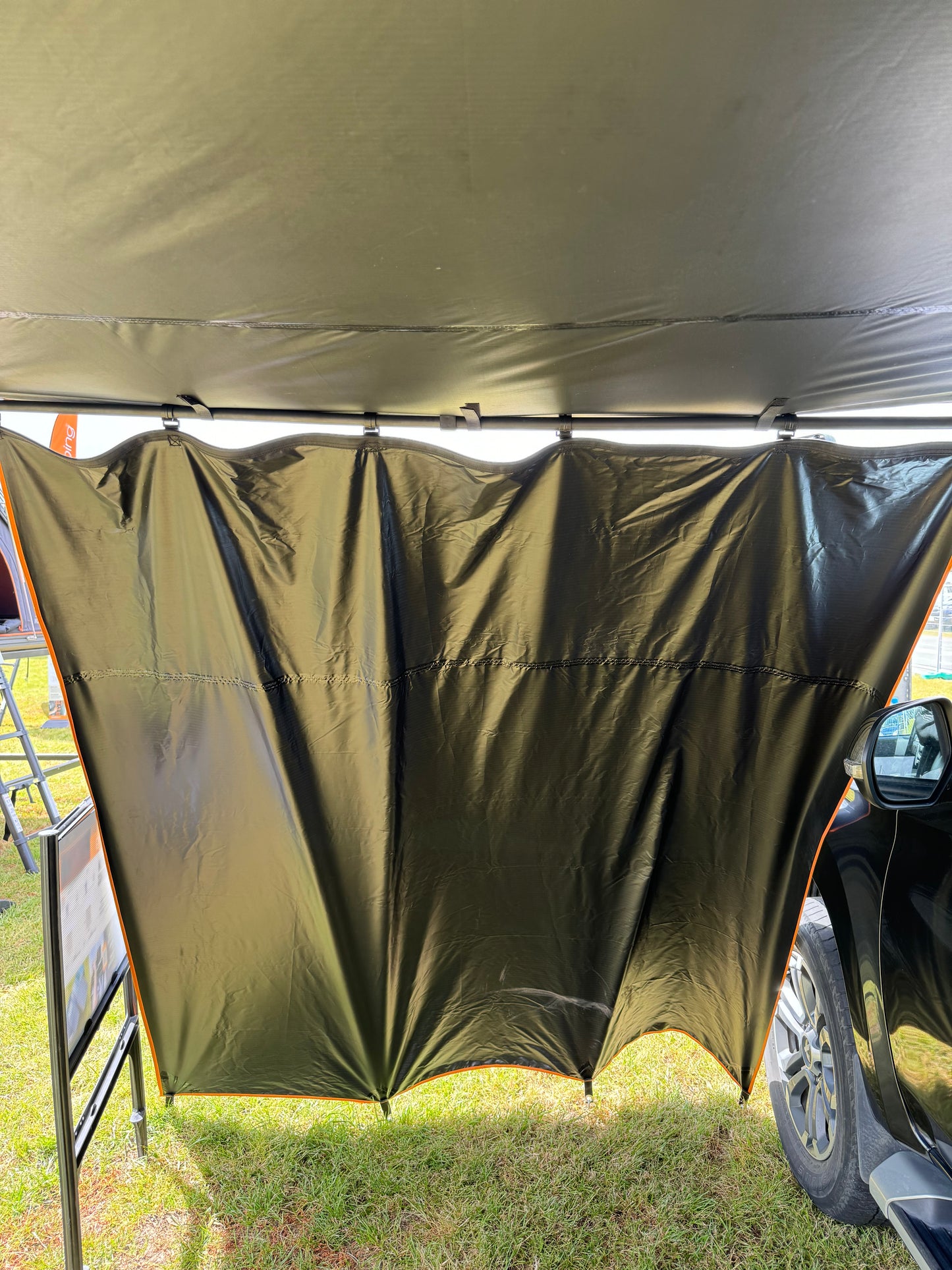 Kiwi Camping Tuatara 2M Hardshell Awning Side & Front Wall