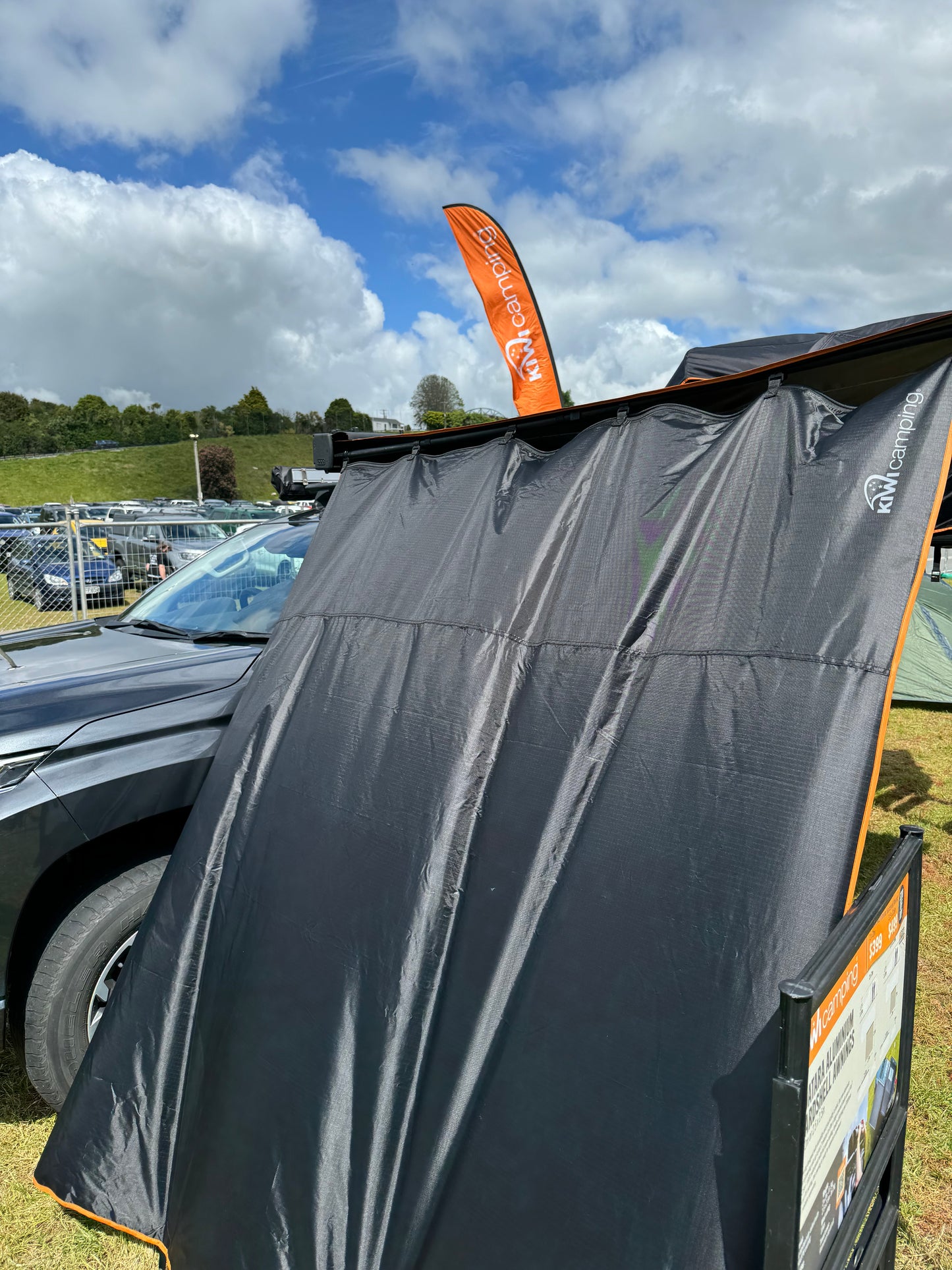Kiwi Camping Tuatara 2M Hardshell Awning Side & Front Wall