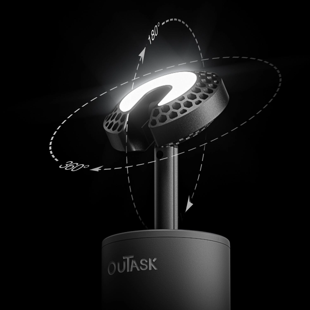 Outask Telescopic Lantern - Light Grey