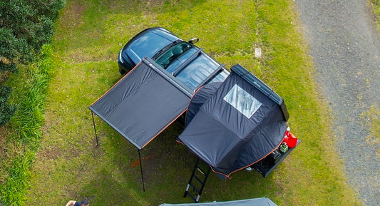 Kiwi Camping Tuatara Blackout Hardshell Awning 2.0M x 2.0M