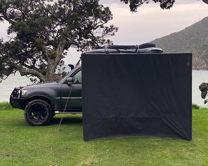 Tuatara 2.5 x 2.5m Side Awning - Front Wall - Kiwi Overland